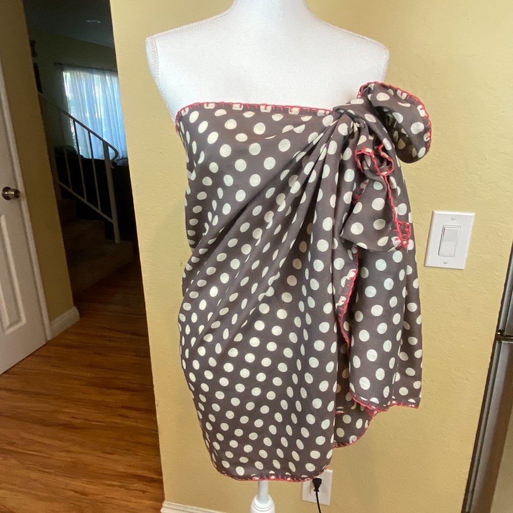 Boden Short Sarong Coverup Polka Dot